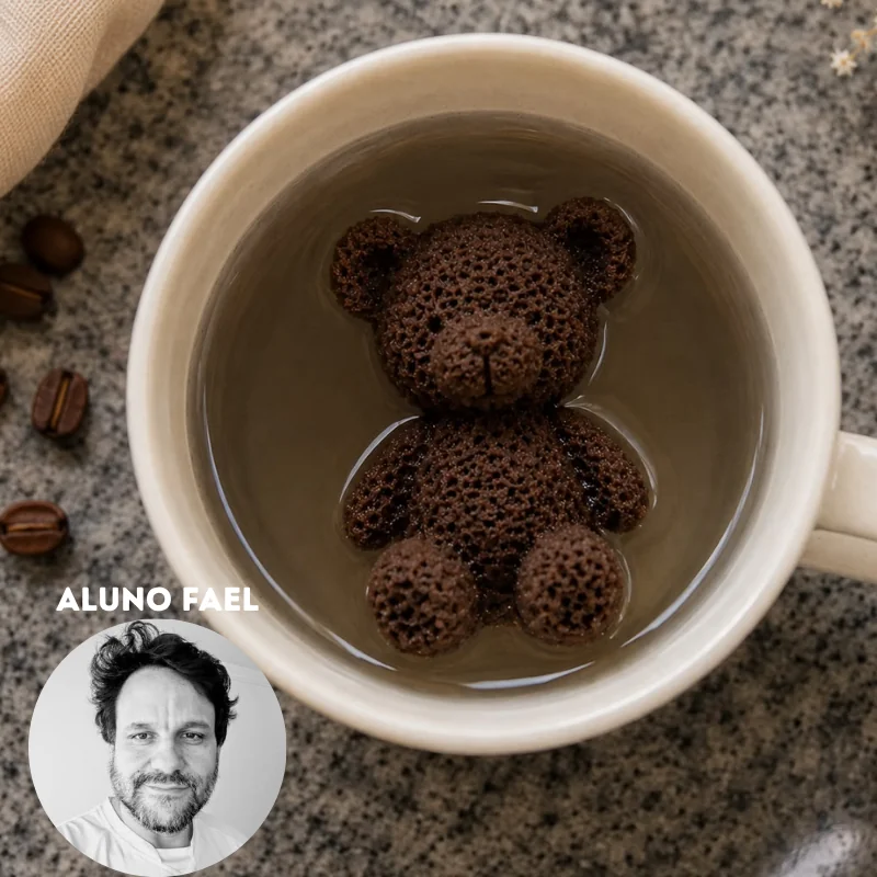 Ursinho de café aluno Fael